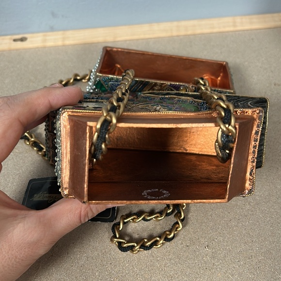 Mary Frances vintage Egyptian Crossbody Box Bag rare collectible - Picture 8 of 16